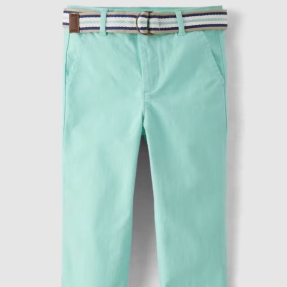 Gymboree Boys 10 Belted Chino Sea Kiss Pants Spring Celebration NWT - Picture 1 of 6